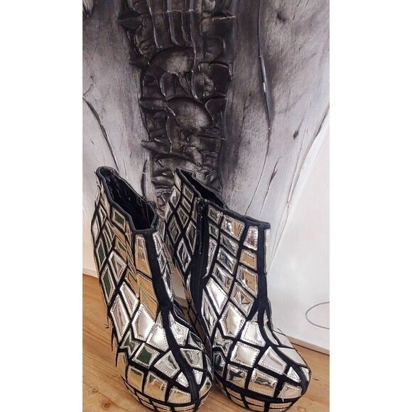 Shiekh mirrored boots - Picture 1 of 7